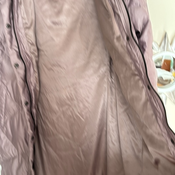 THE NORTH FACE LADIES DUSTY PINK MISS METRO DOWN HOODIE 550 PARKA COAT-S-VINTAGE - Picture 10 of 16